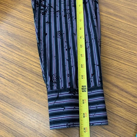 Blue  Western Shirt XLT Long Sleeve Button Up‎ Black Stripe Textured Velvet 
N42 - Picture 8 of 8